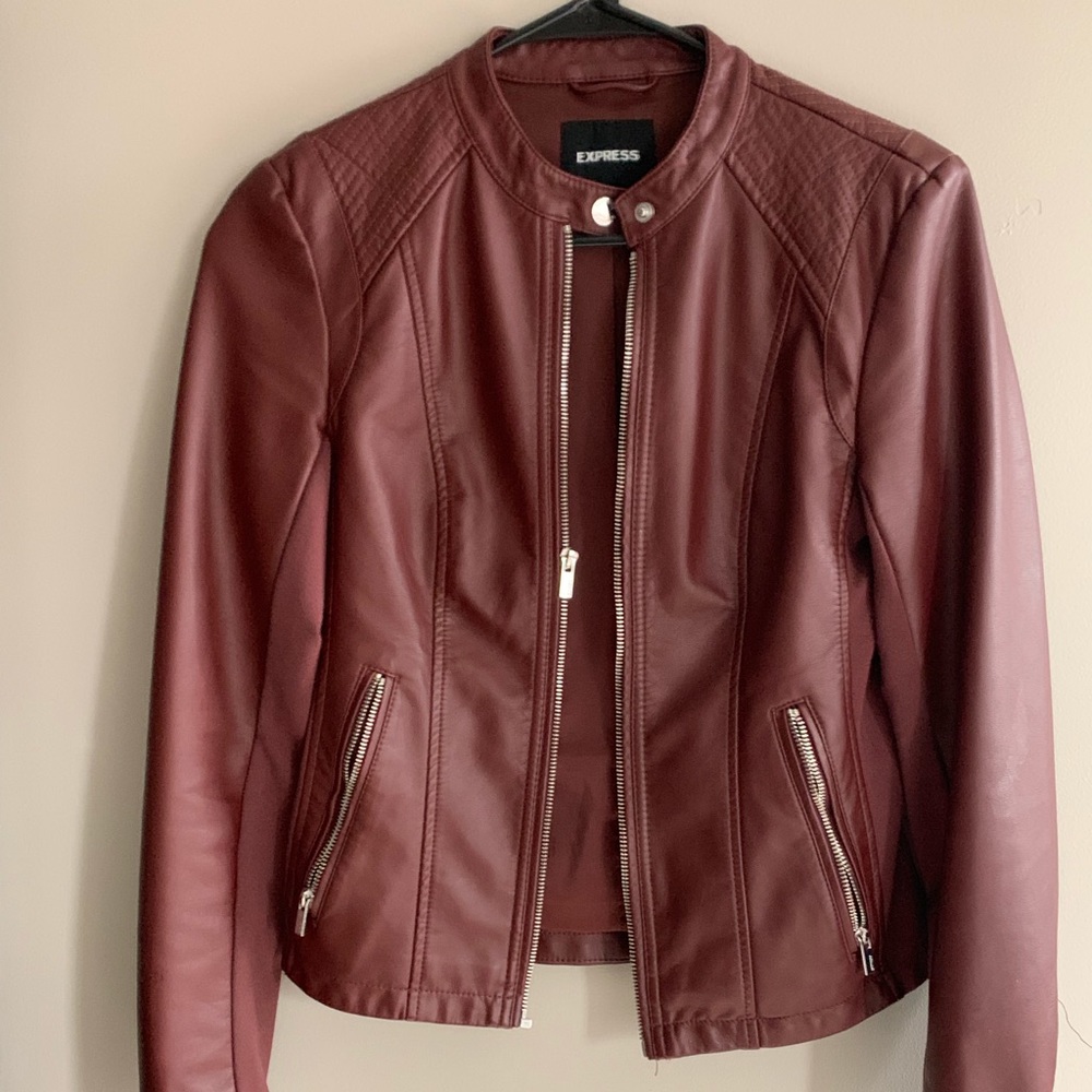Express Vegan Leather Jacket